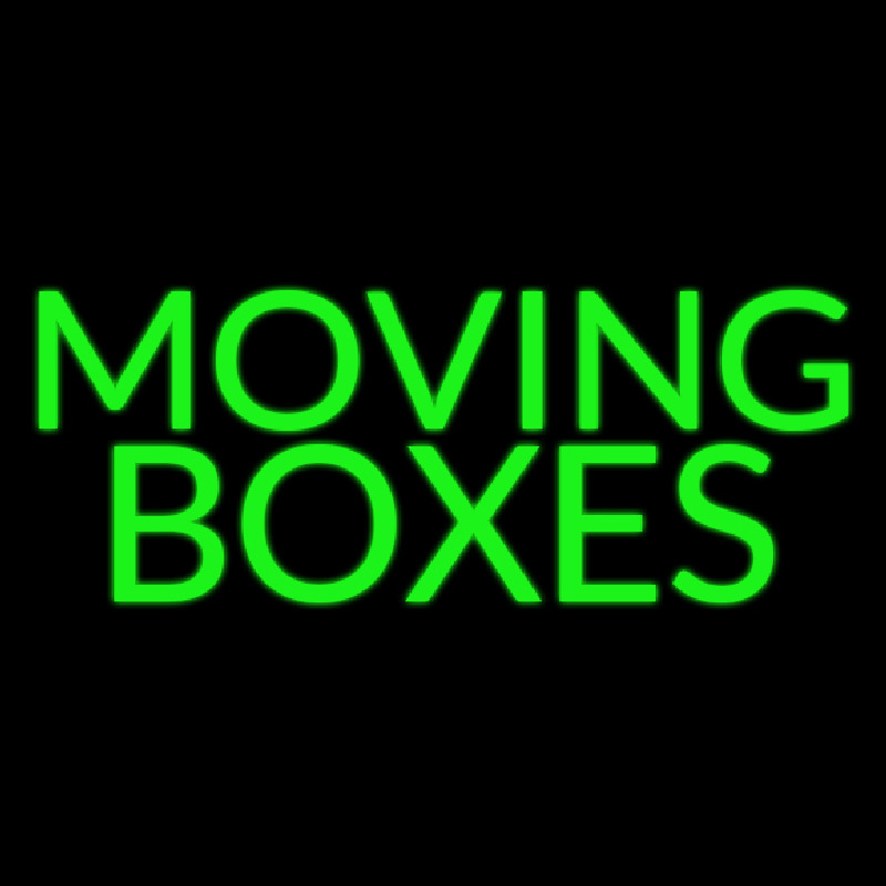 Green Block Moving Bo es Neonkyltti