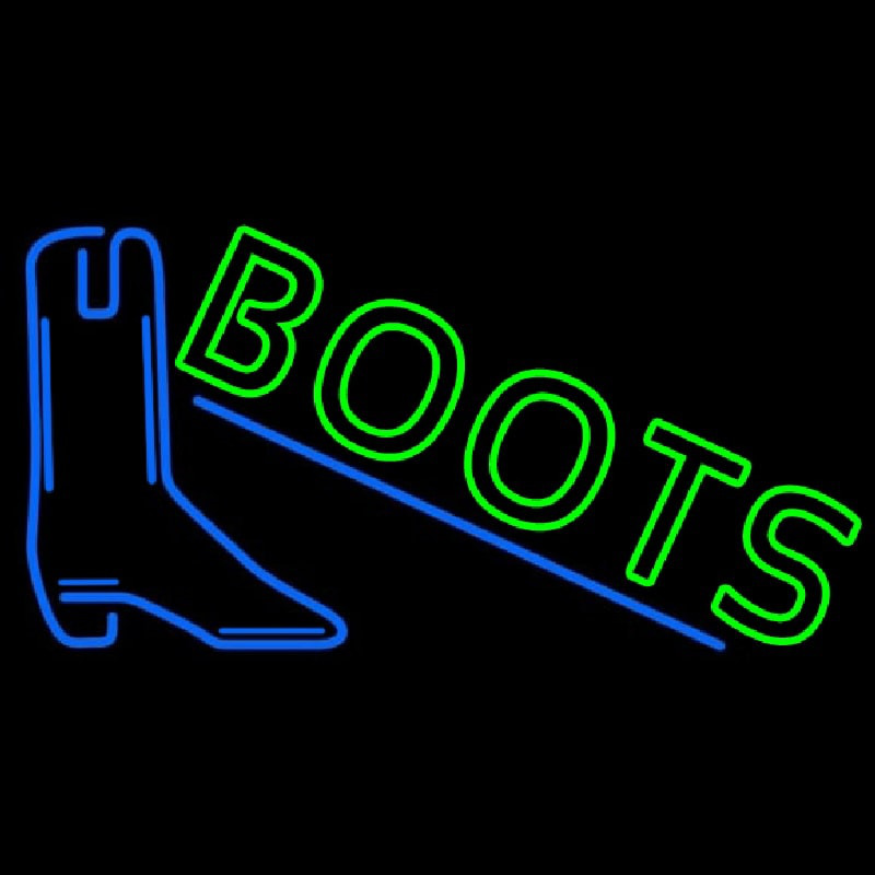 Green Boots With Logo Neonkyltti