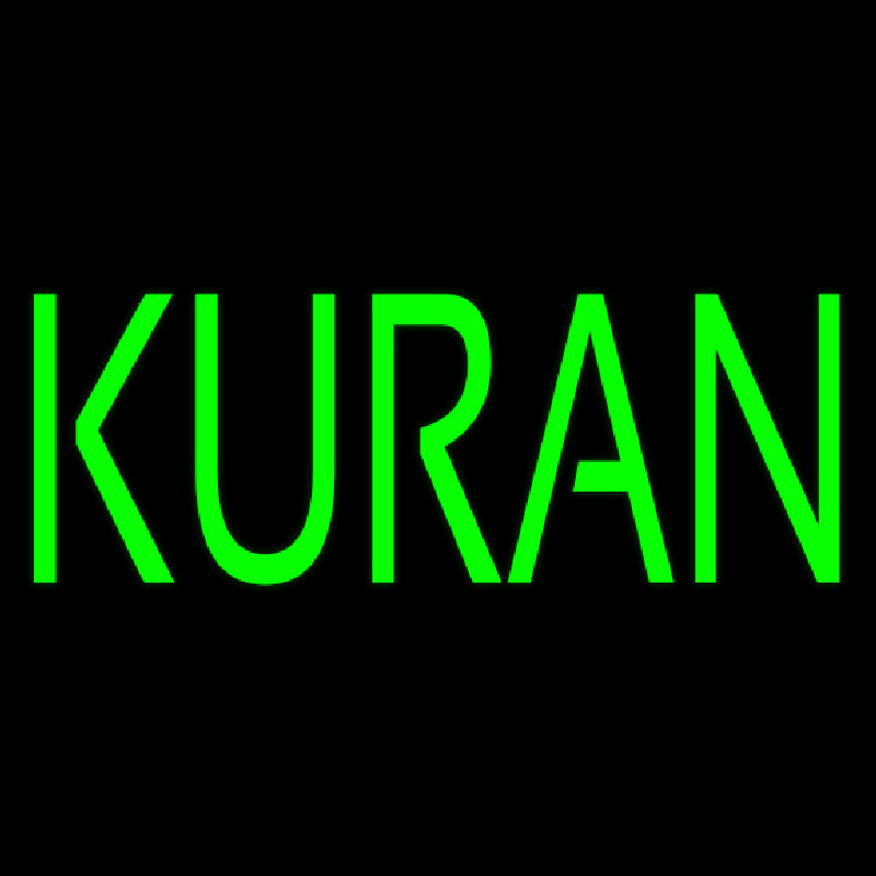 Green Kuran Neonkyltti