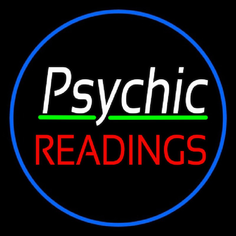 Green Psychic Readings With Border Neonkyltti