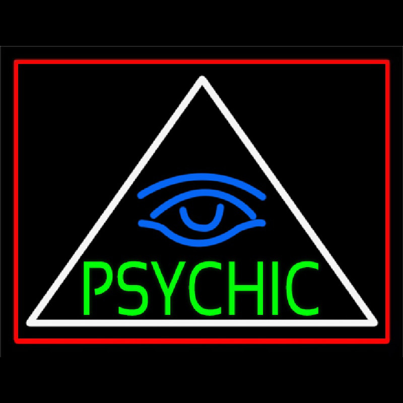 Green Psychic With Blue Eye Neonkyltti