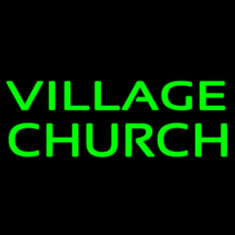 Green Village Church Neonkyltti