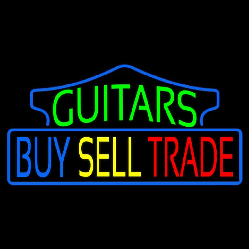 Guitars Buy Sell Trade 1 Neonkyltti