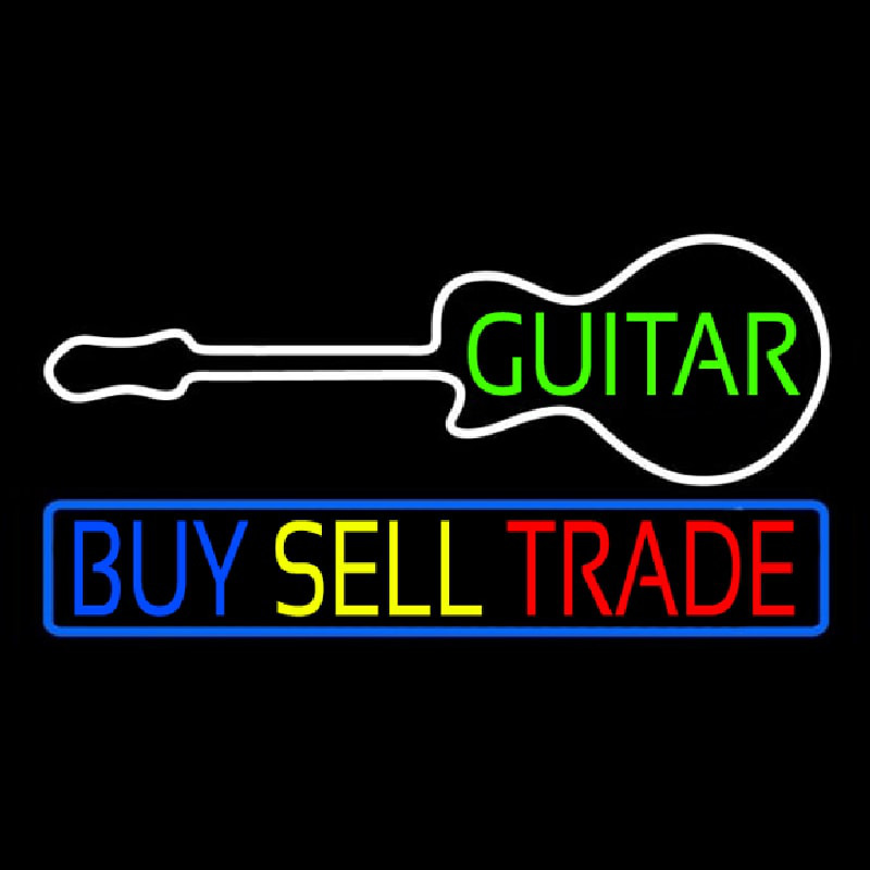 Guitars Buy Sell Trade 2 Neonkyltti