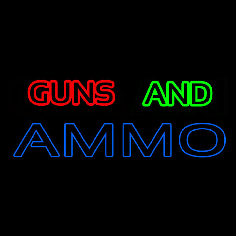 Guns And Ammo Neonkyltti