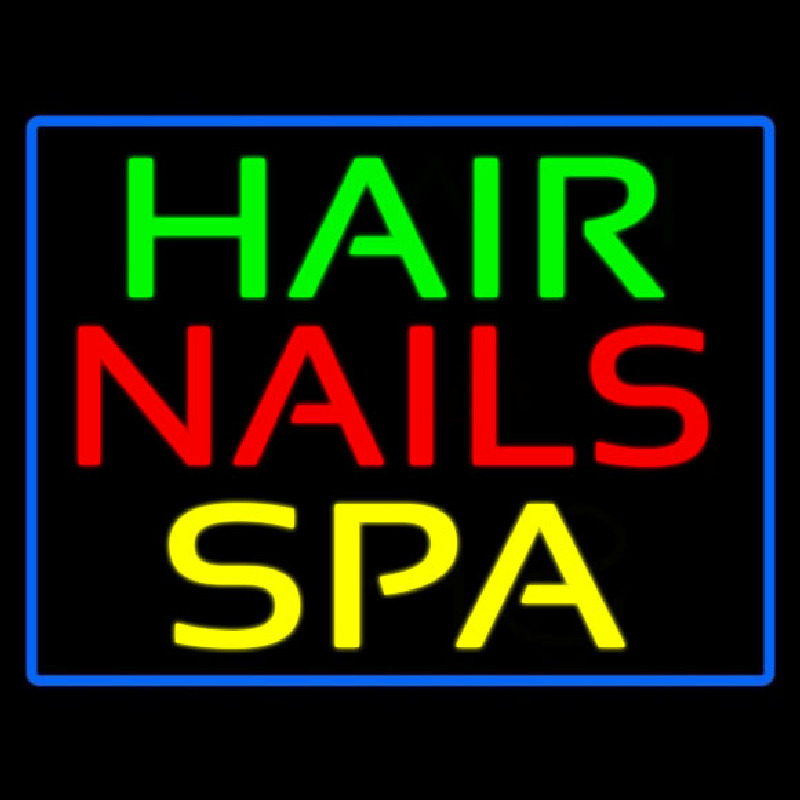 Hair Nails Spa Neonkyltti