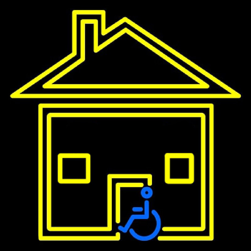 Handicapped Housing Neonkyltti