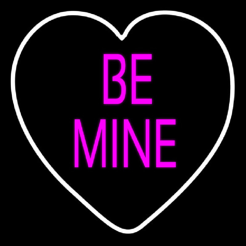 Heart Be Mine Neonkyltti