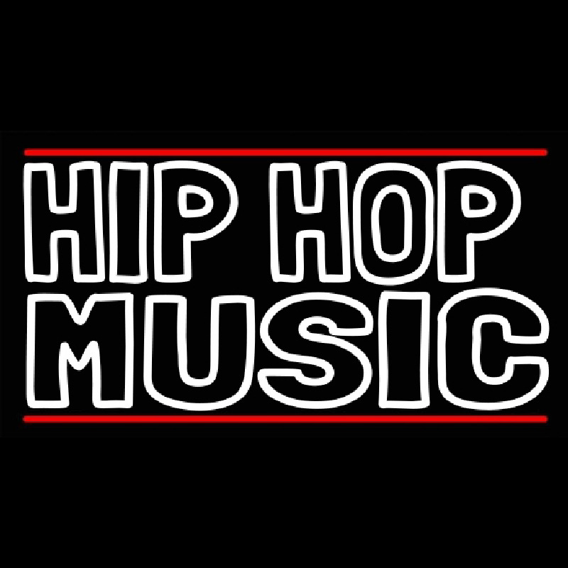 Hip Hop Music With Line Neonkyltti