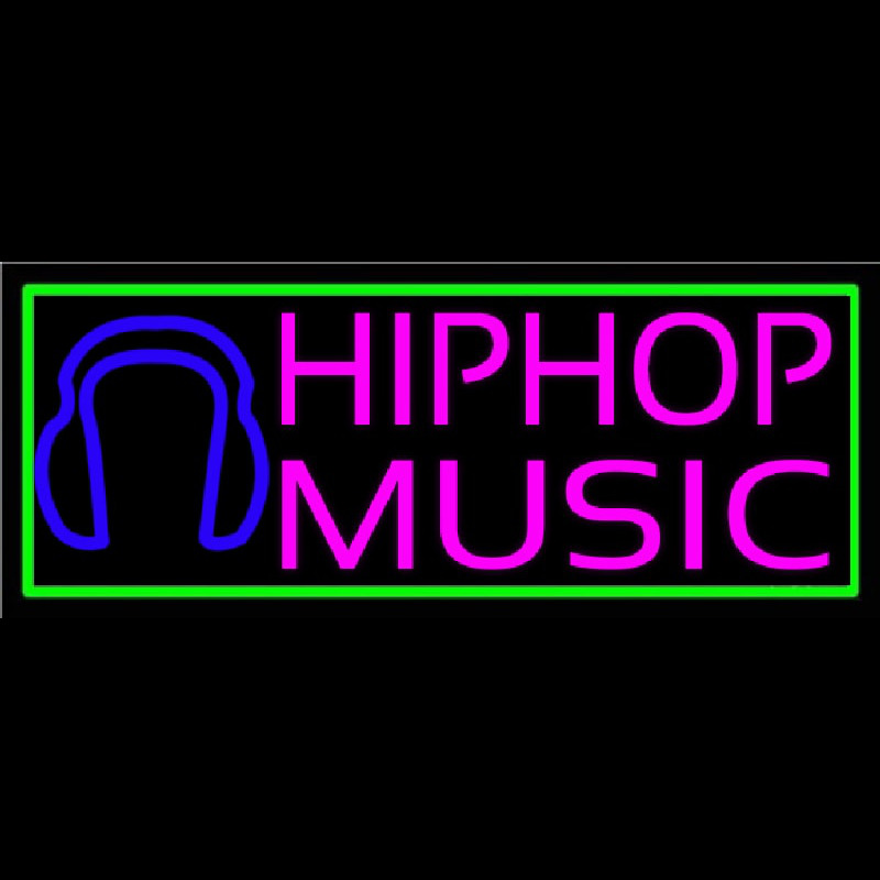 Hip Hop Music With Line Neonkyltti