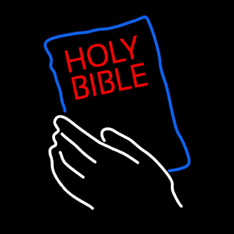 Holy Bible Neonkyltti