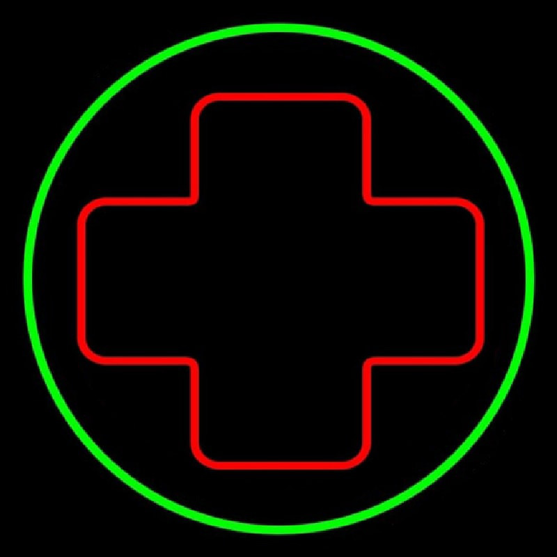 Hospital Plus Logo 2 Neonkyltti