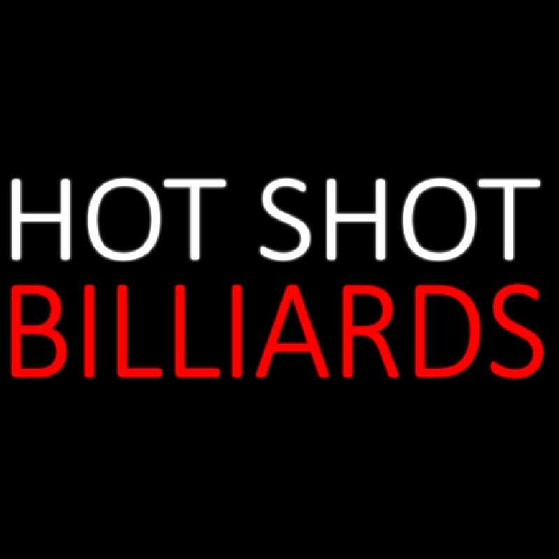 Hot Shot Billiards 2 Neonkyltti