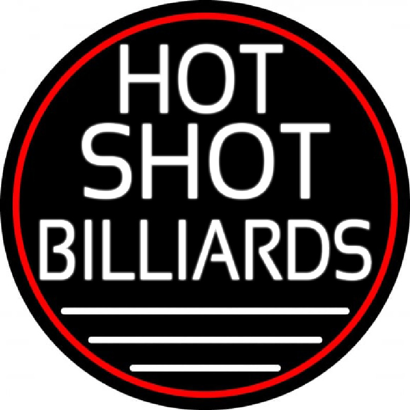 Hot Shot Billiards 5 Neonkyltti