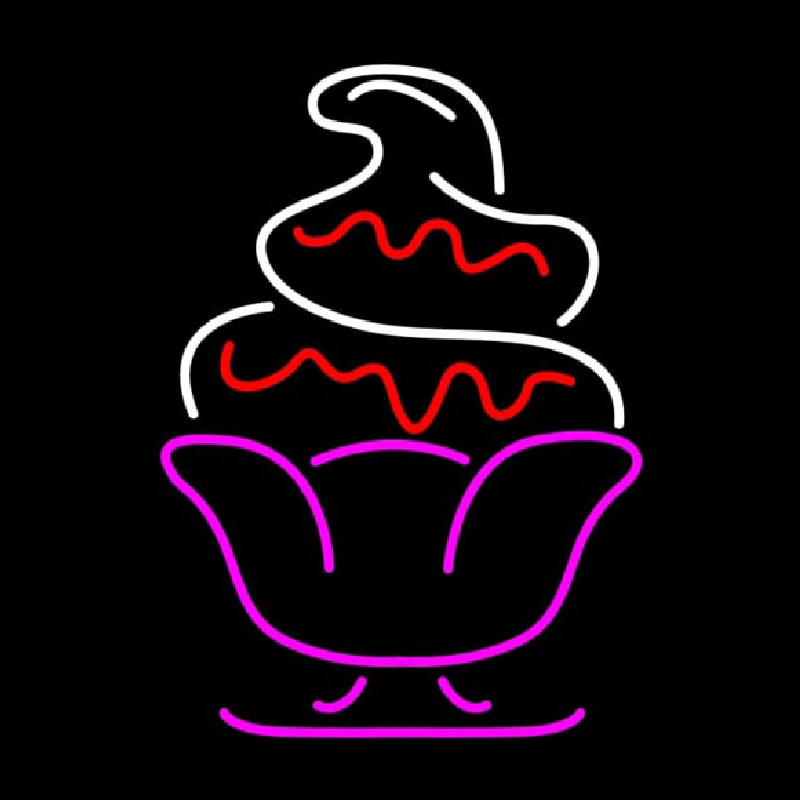 Ice Cream Logo Neonkyltti