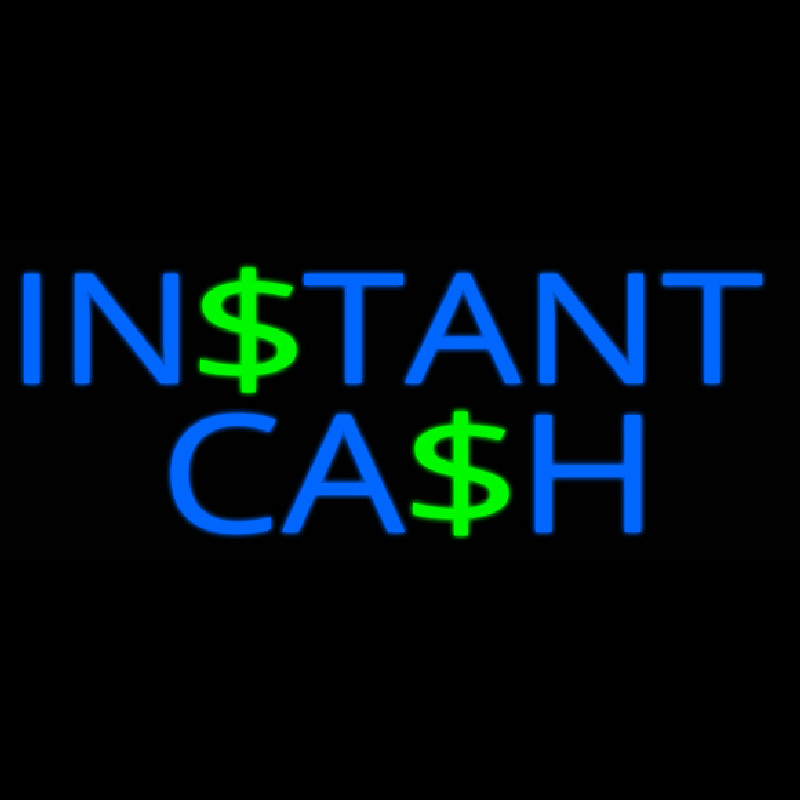 Instant Cash Neonkyltti