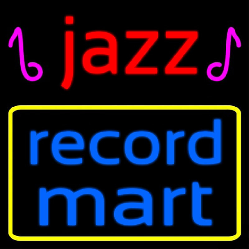 Jazz Record Mart 1 Neonkyltti