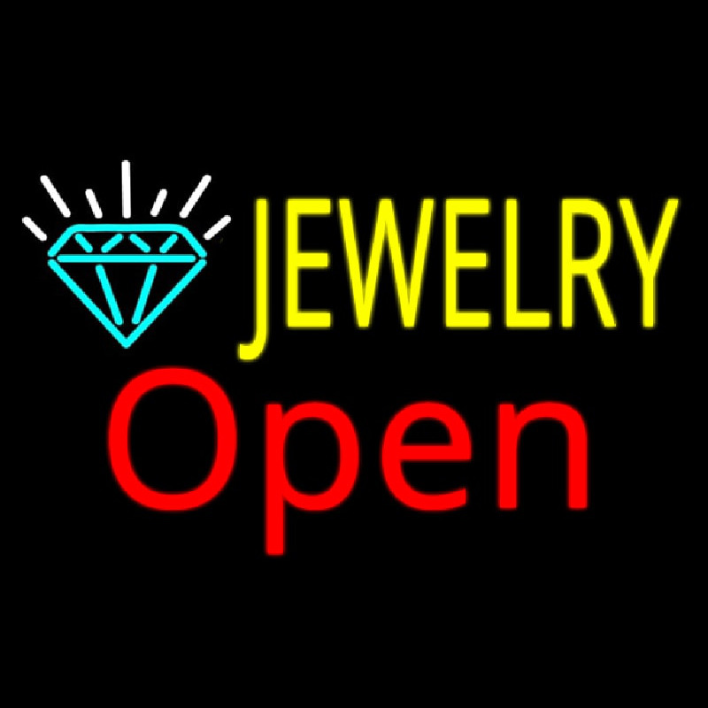 Jewelry Open Neonkyltti