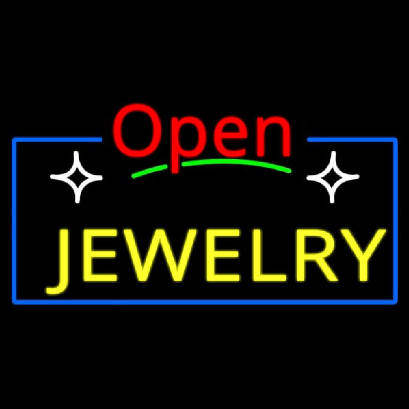 Jewelry Open Red Neonkyltti