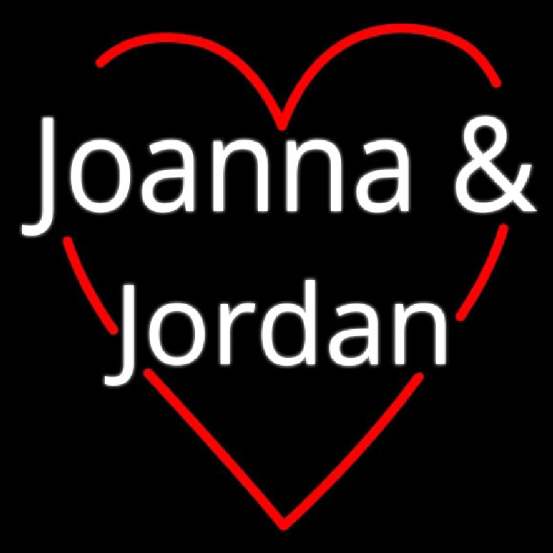 Joanna And Jordan Neonkyltti