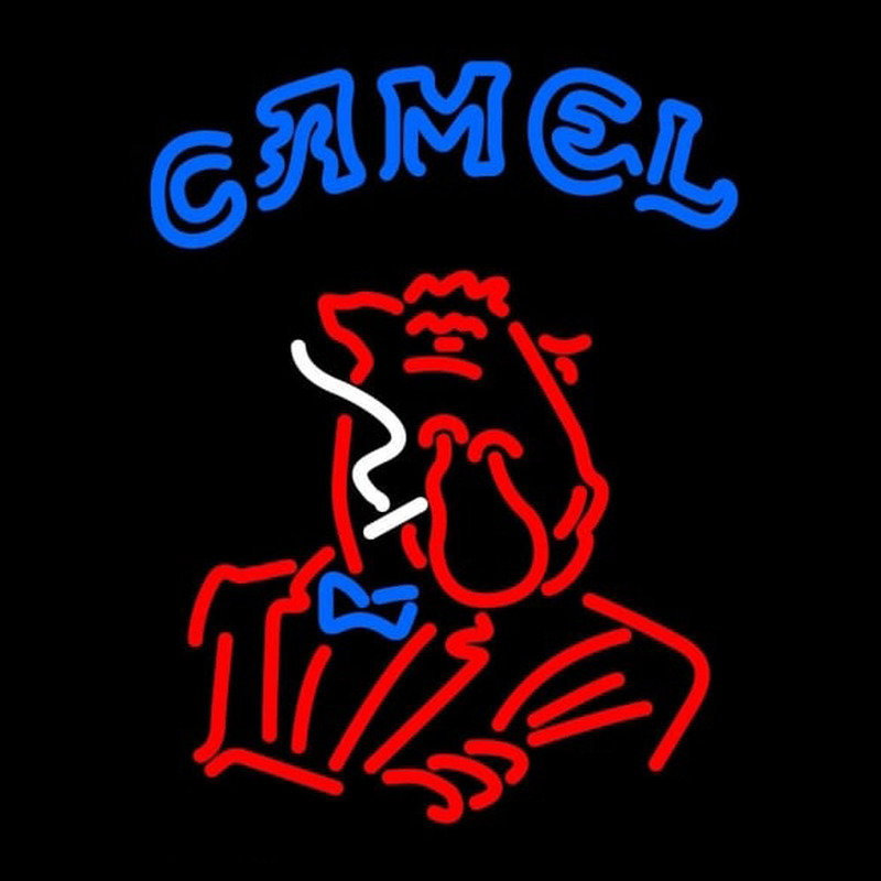 Joe Camel Red Logo Neonkyltti