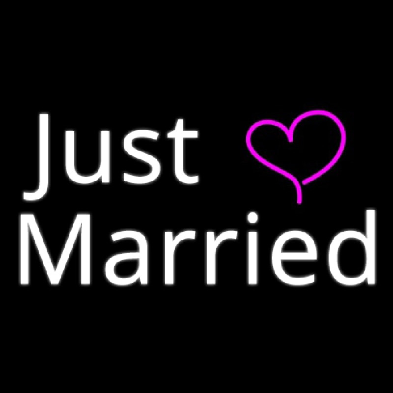 Just Married Neonkyltti