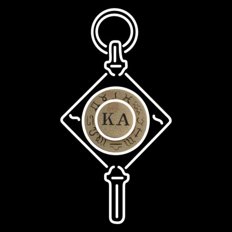 Kappa Alpha Society Chapters Logo Neonkyltti