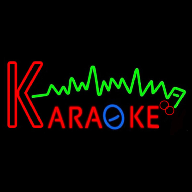 Karaoke Music Note 2 Neonkyltti