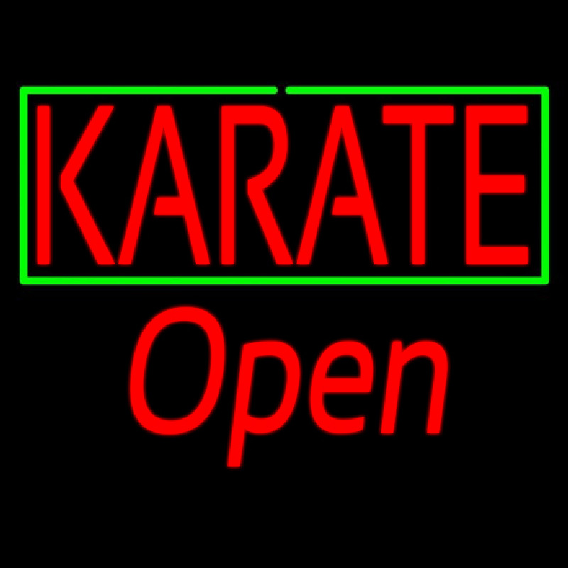 Karate Script1 Open Neonkyltti