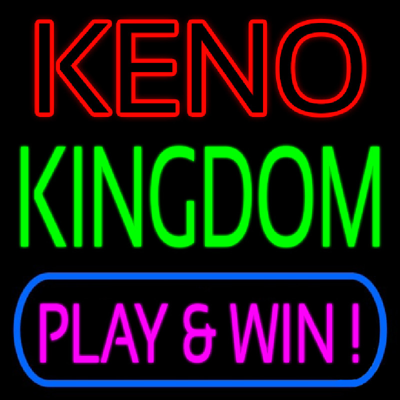 Keno Kingdom 2 Neonkyltti