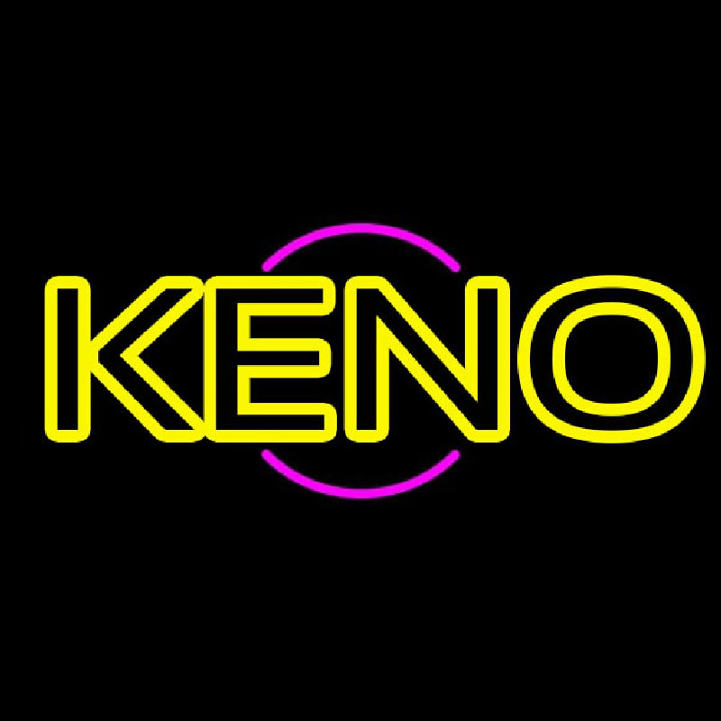 Keno With Ball 1 Neonkyltti