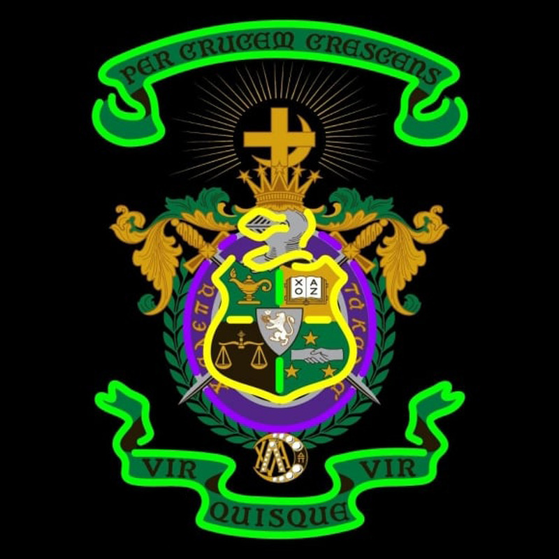 Lambda Chi Alpha Chapters Logo Neonkyltti