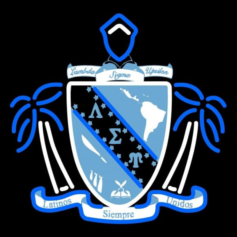 Lambda Sigma Upsilon Chapters Logo Neonkyltti