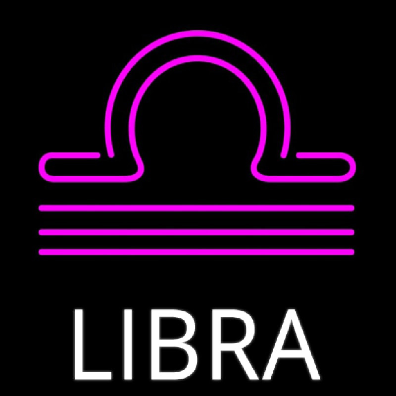 Libra Icon Neonkyltti