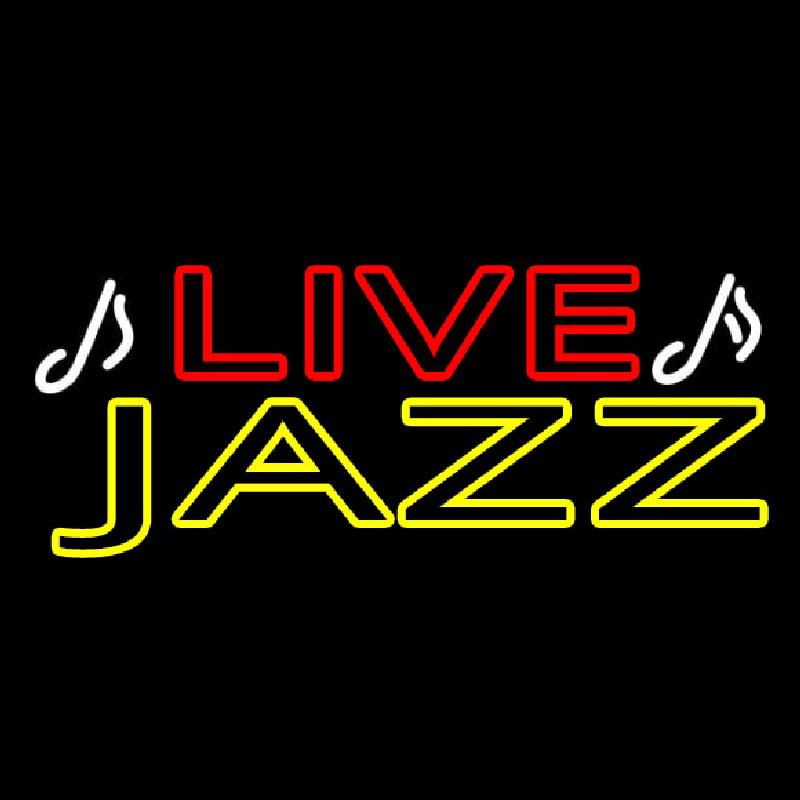 Live Jazz 1 Neonkyltti