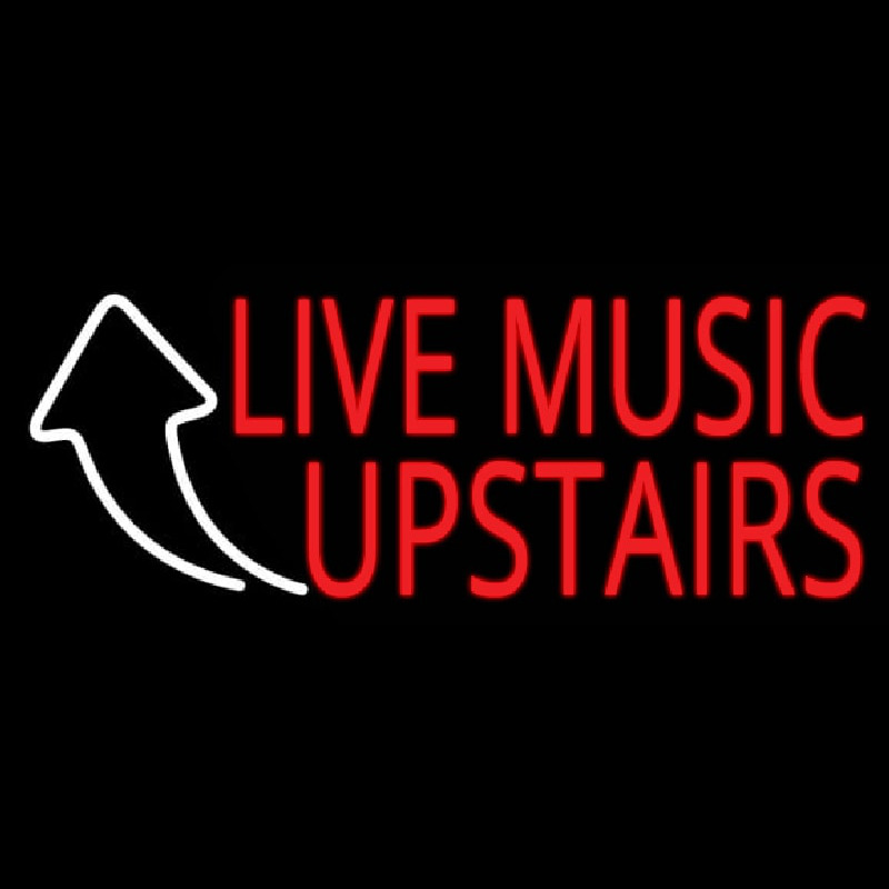 Live Music Upstairs 1 Neonkyltti