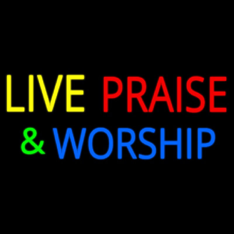 Live Praise And Worship Neonkyltti