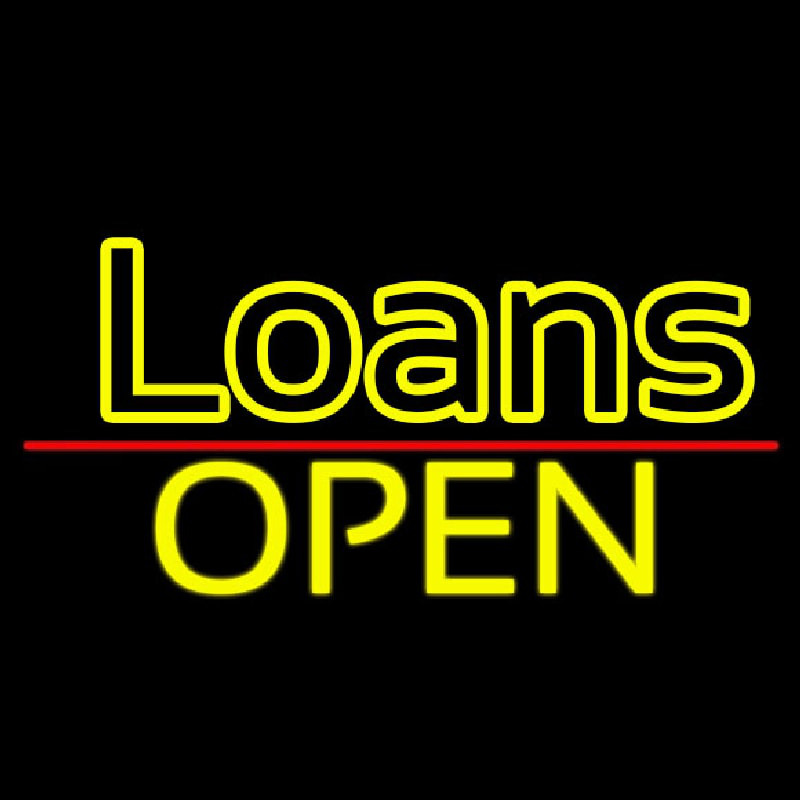 Loans Open Neonkyltti