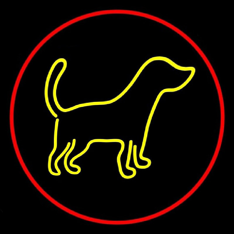 Logo Dog 2 Neonkyltti