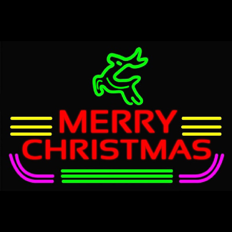 Marry Christmas Logo Neonkyltti