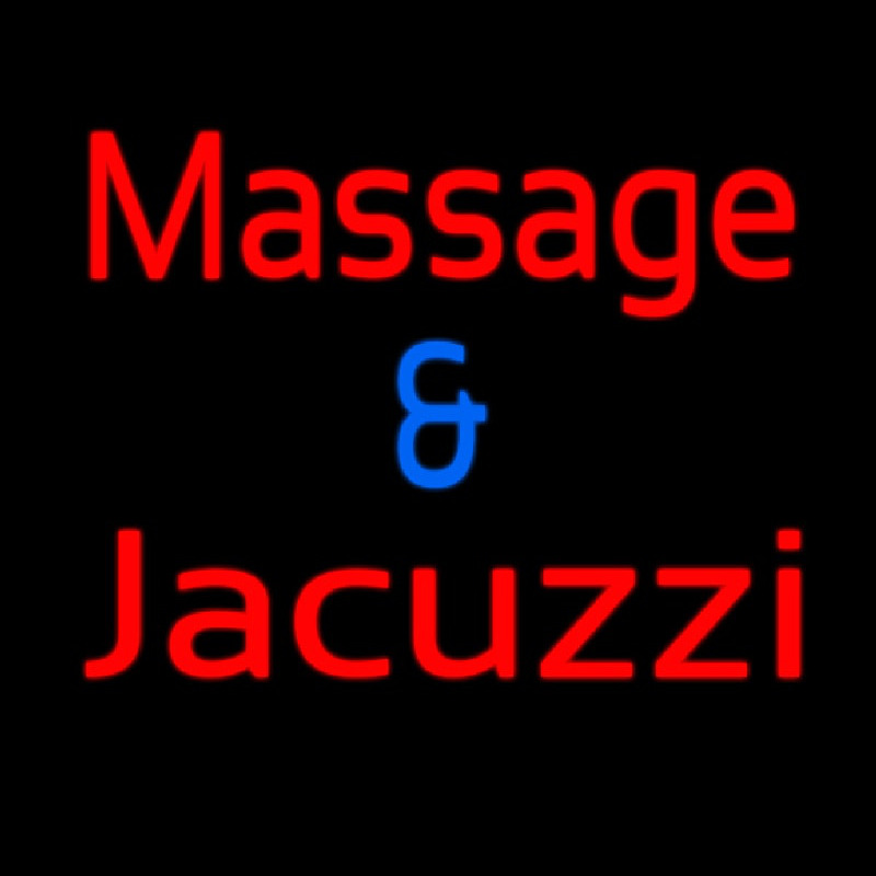 Massage And Jacuzzi Neo Sign Neonkyltti