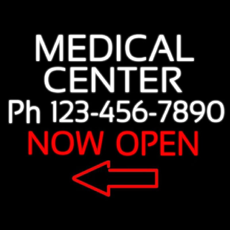 Medical Center Now Open Neonkyltti