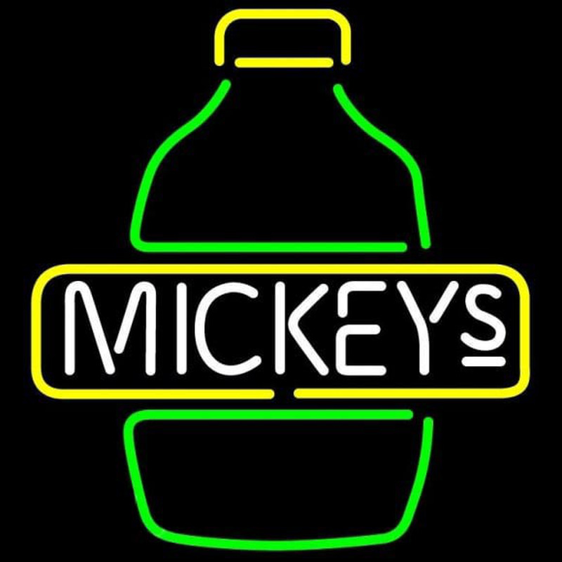 Mickeys Bottle Neonkyltti