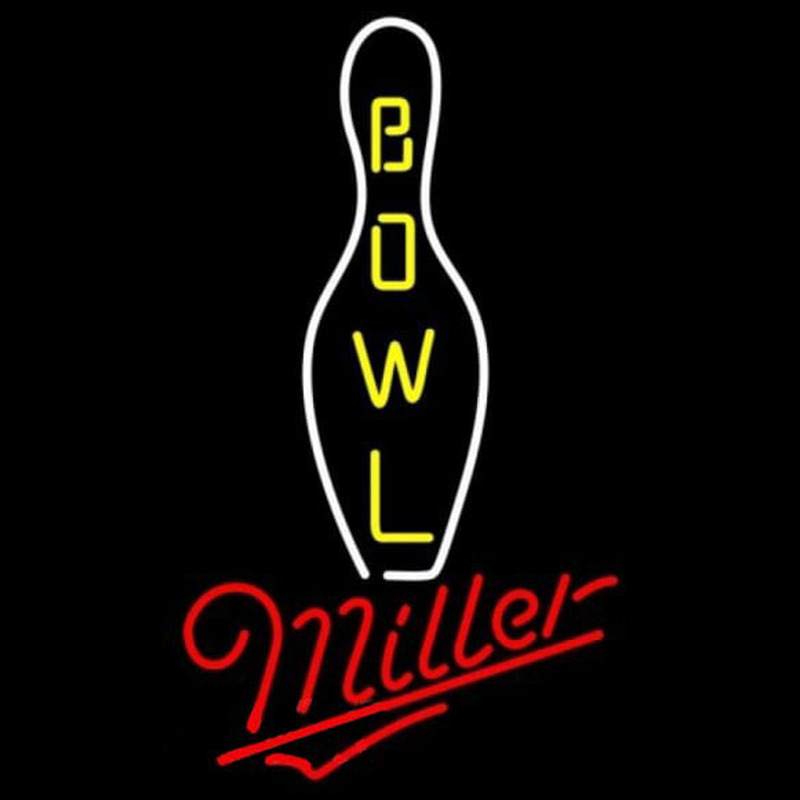 Miller Bowling Beer Sign Neonkyltti