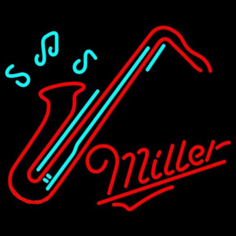 Miller Sa ophone Beer Sign Neonkyltti