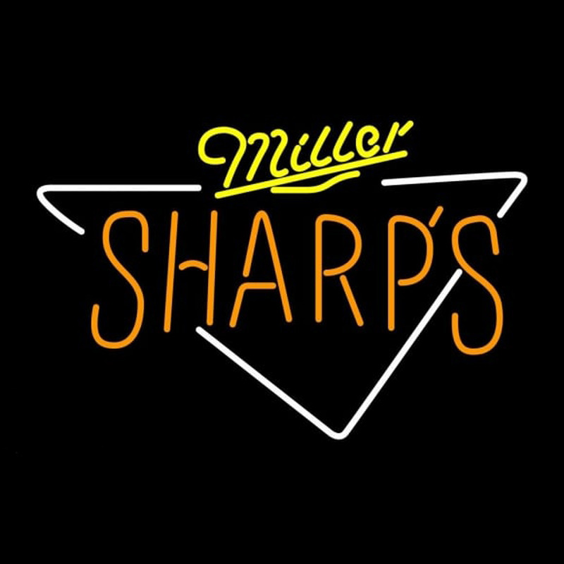 Miller Sharps Beer Sign Neonkyltti