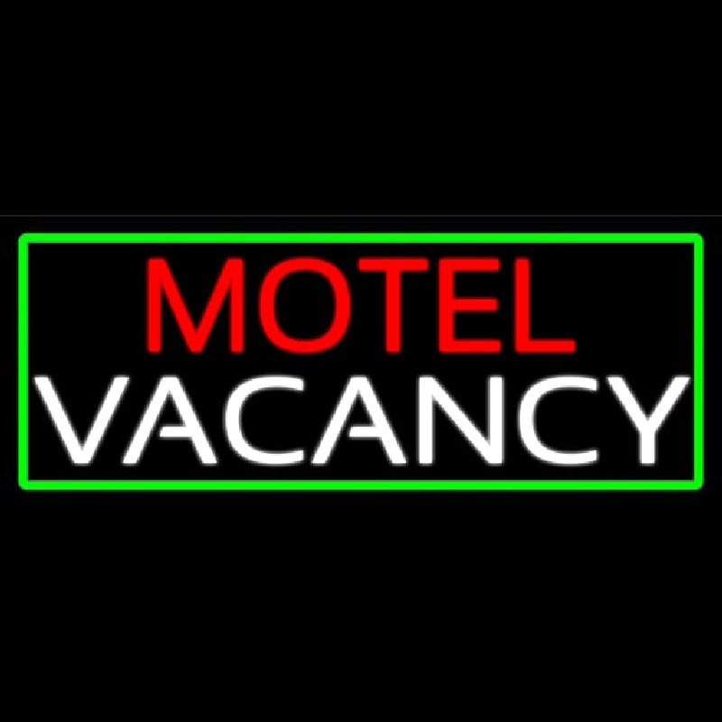 Motel Vacancy With Green Neonkyltti