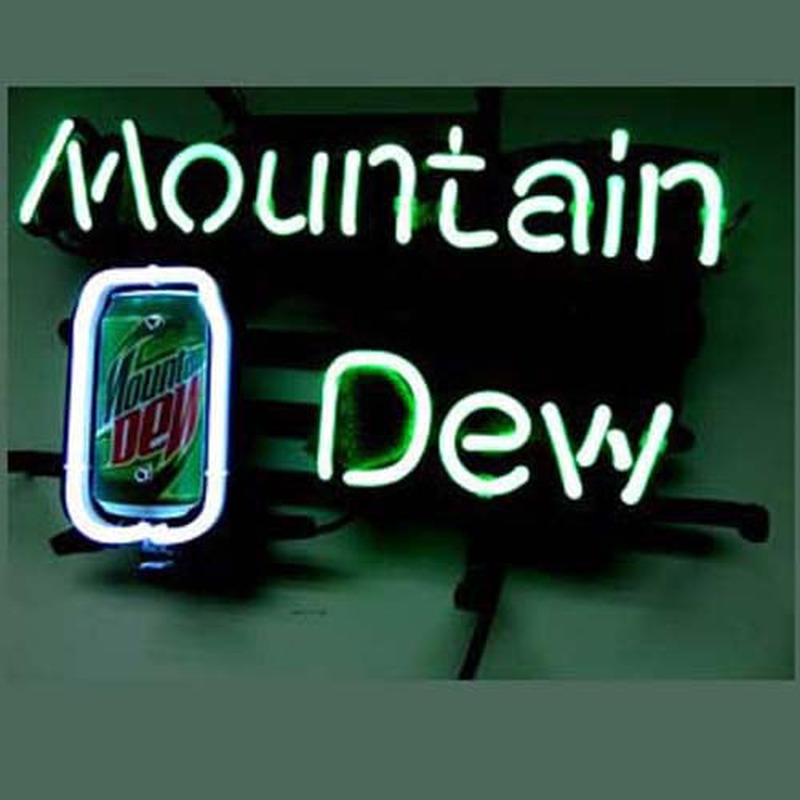 Mountain Dew Soda Olut Baari Neonkyltti