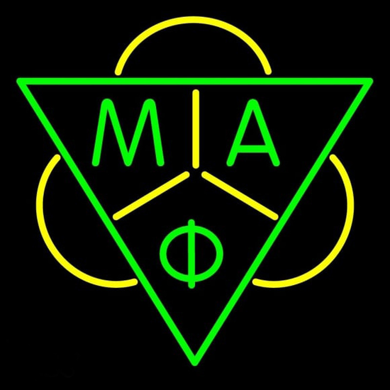 Mu Alpha Phi Logo Neonkyltti