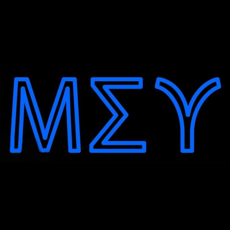 Mu Sigma Upsilon Neonkyltti